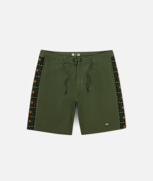Jetty - Hudson Boardshort - Olive