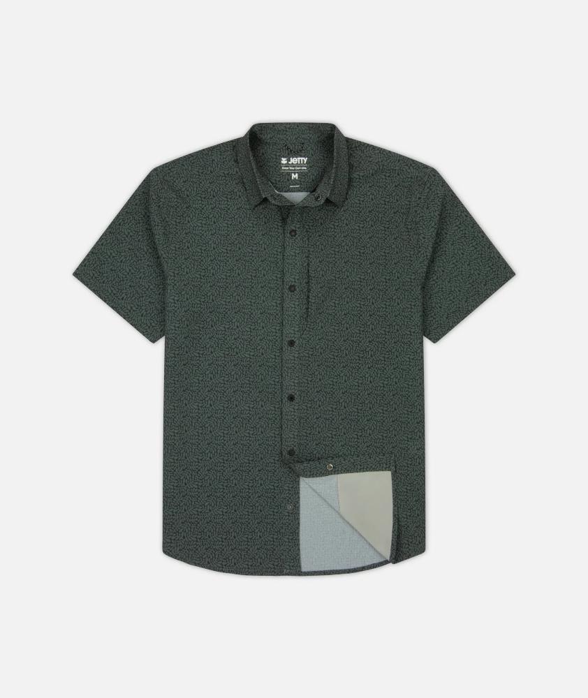 Jetty - Sandspit Tech Shirt - Men's - Charcoal