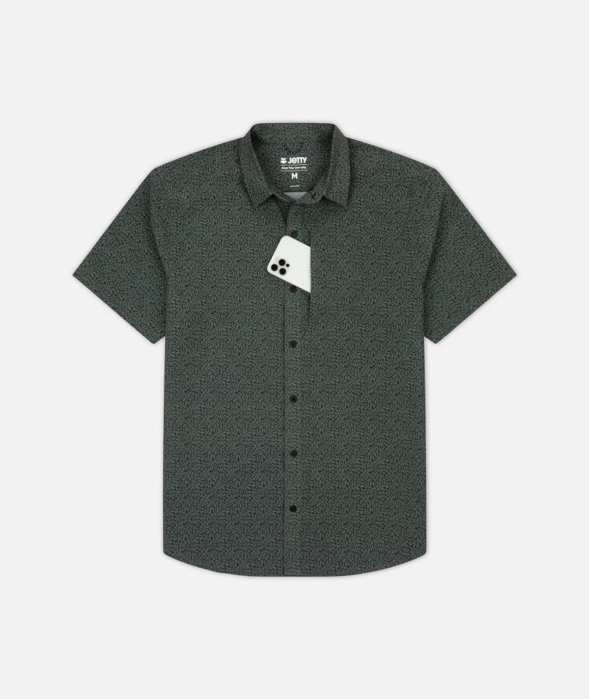 Jetty - Sandspit Tech Shirt - Men's - Charcoal
