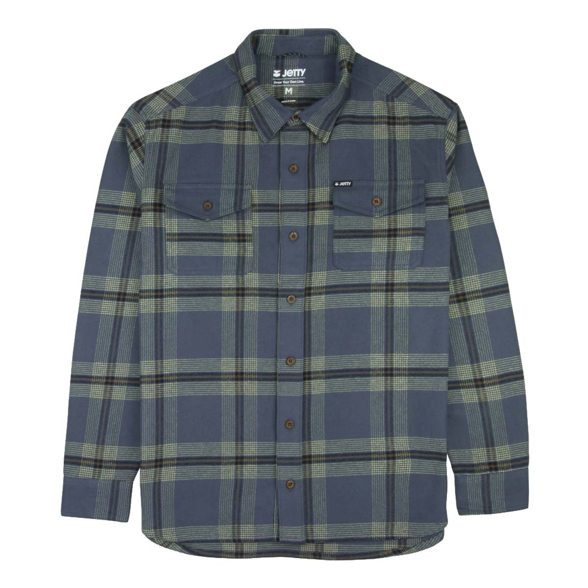 Jetty - Breaker Flannel - Indigo Blue