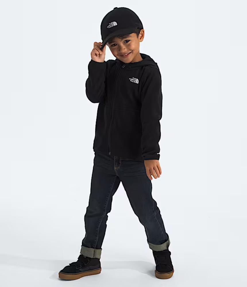 The North Face - Glacier Full Zip Hoodie - Little Kids - Tnf Black