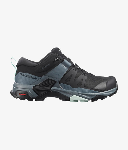 Salomon - X Ultra 4 Gore-Tex - Women's - Black / Stormy Weather / Opal Blue