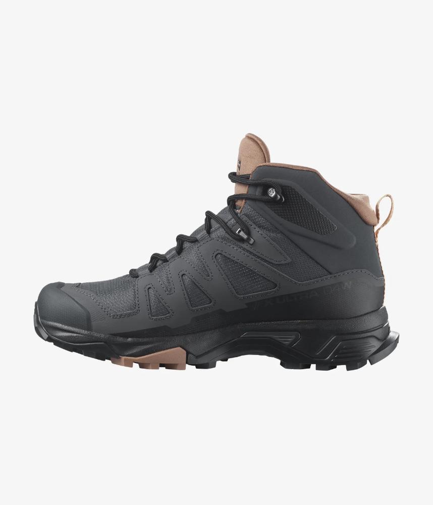 Salomon - X Ultra 4 Mid Gore-Tex - Women's - Ebony / Mocha Mousse / Almond Cream