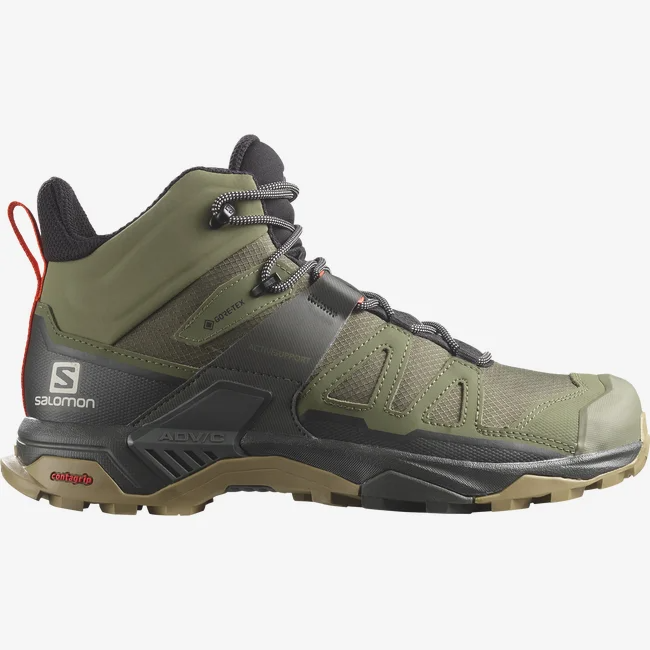 Salomon - X Ultra 4 Mid Gore-Tex - Men's - Deep Lichen Green Peat Kelp