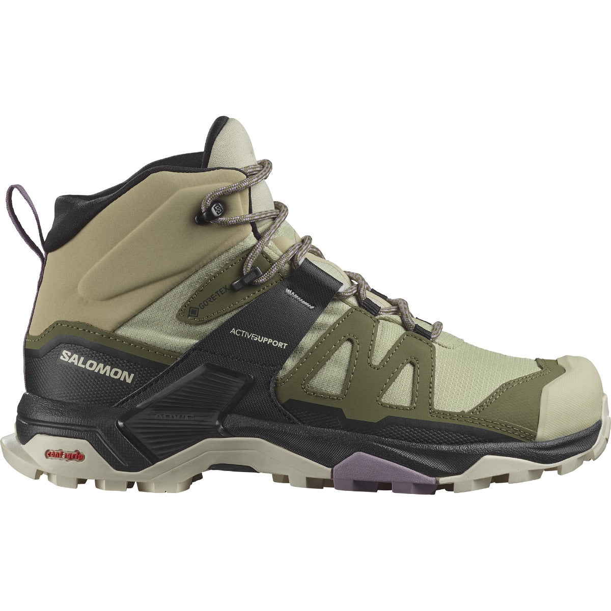 Salomon - X Ultra 4 Mid Gore-Tex - Women's - Alfalfa Deep Lichen