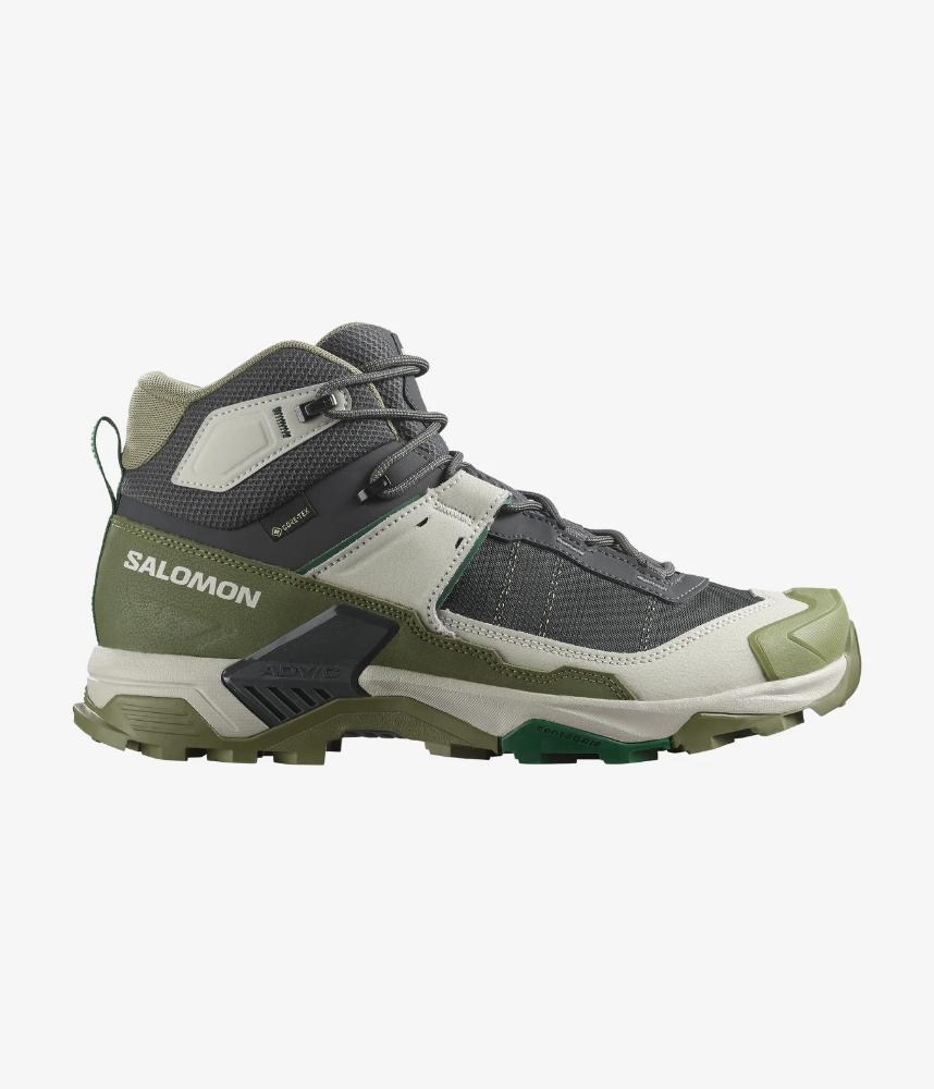 Salomon - X Ultra 5 Mid GTX M - Asphalt / Aloe / Eden