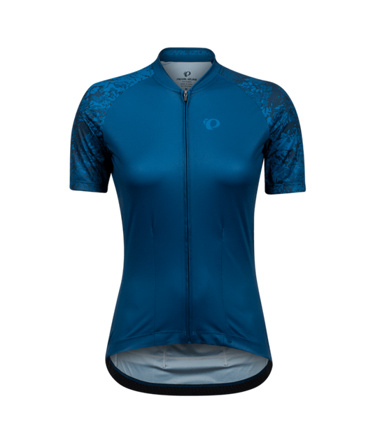 Pearl Izumi - Attack Jersey - Women's - Mystic Blue/Cacao Floral