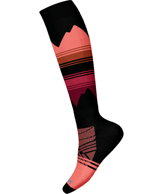 Smartwool - Womens Ski Targeted Cushion Pattern OTC Socks - Charcoal