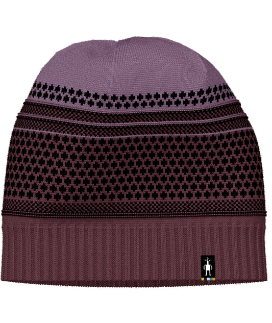 Smartwool - Popcorn Cable Reversible Beanie - Women's - Currant Heather