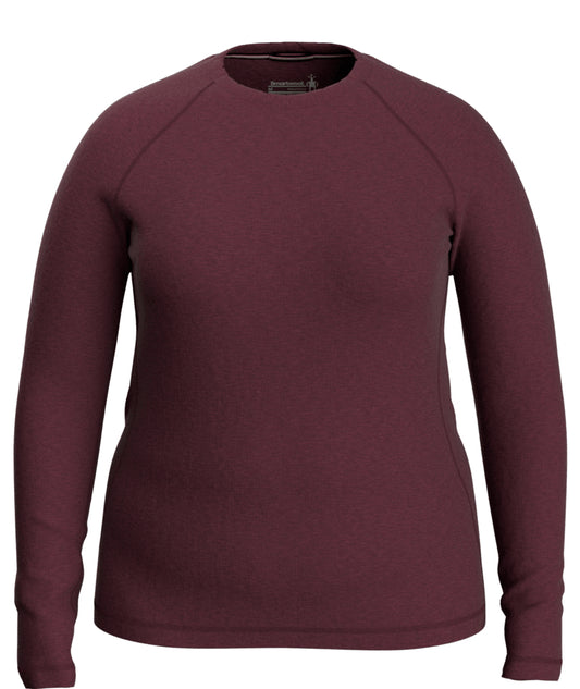 Smartwool - Classic Thermal Merino Base Layer Crew - Women's Plus - Twilight Blue Heather