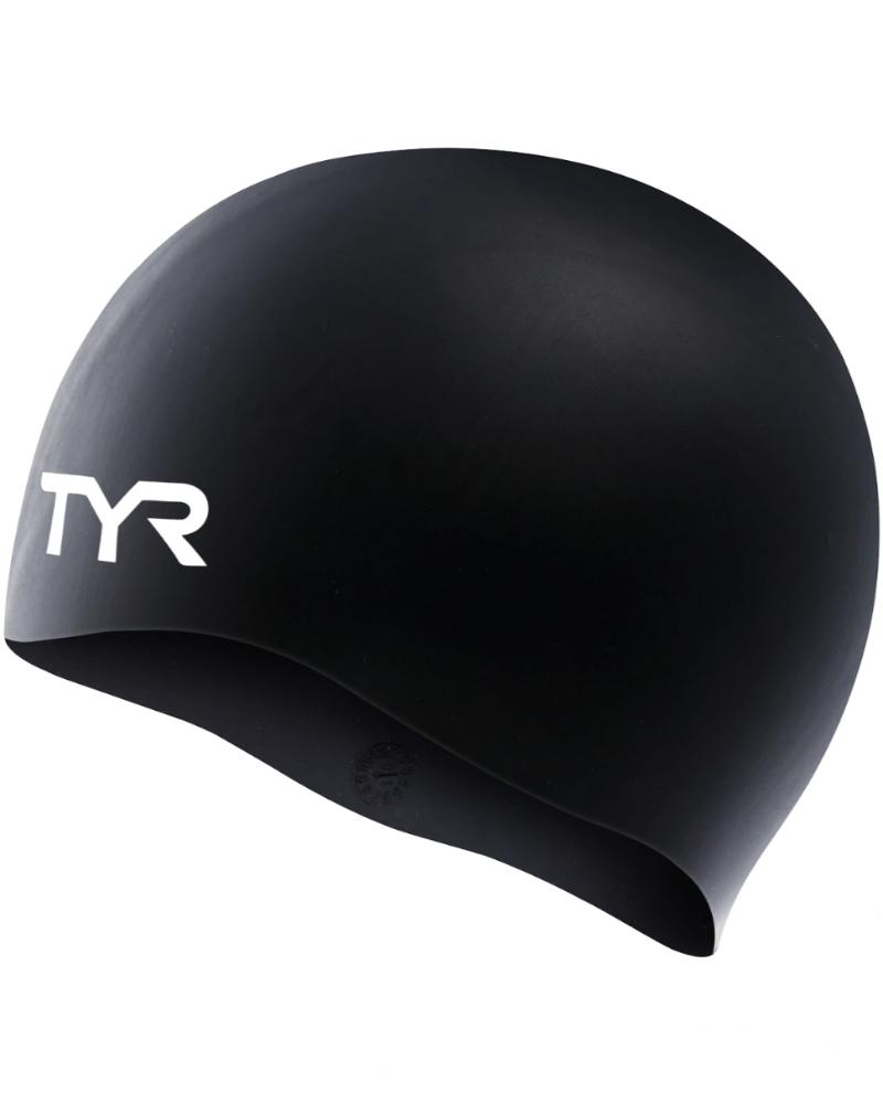 TYR - Wrinkle-Free Silicone Swim Cap - Black