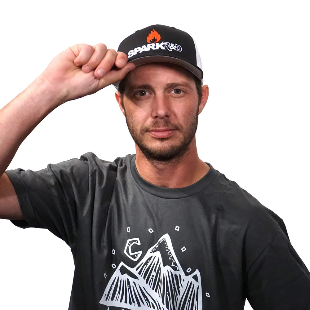 Spark R and D - Spark Logo Hat - Black/White