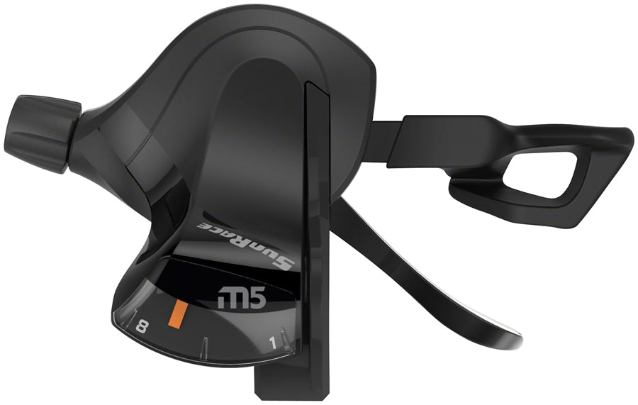 SunRace - M503 Flat Bar Trigger Shifter Set - 8-Speed, Dual Lever - Black