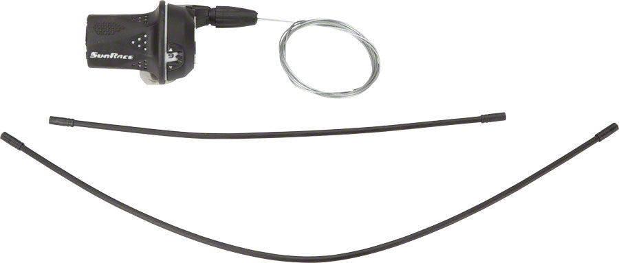 SunRace - M21 Twist Shift Rear 6-Speed: Gray