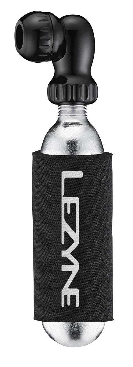 Lezyne - Twin Speed Drive CO2 Inflator w/16g Cartridge - 2PK - Black