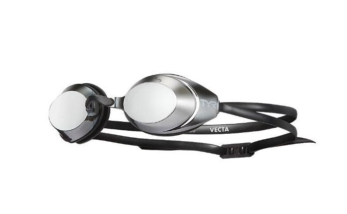 TYR - Vecta Racing Mirrored Adult Goggles - Silver/Blk