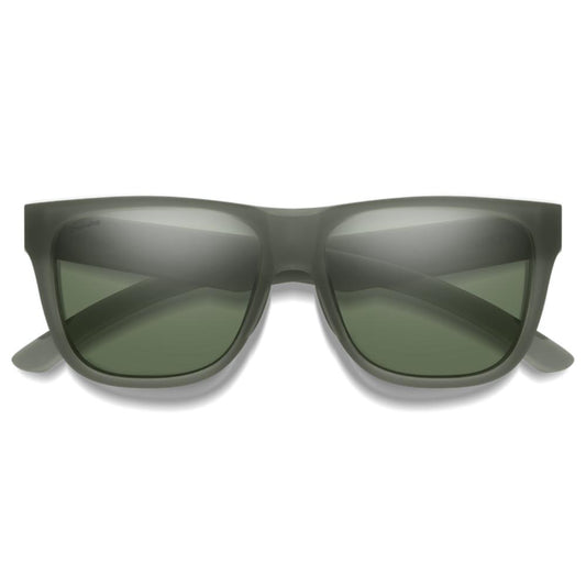 Smith - Lowdown 2 - Matte Moss; ChromaPop Polarized Gray Green