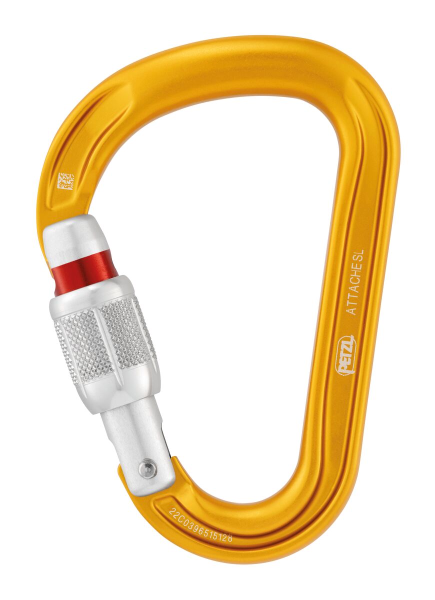 Petzl - Attache Carabiner - Yellow