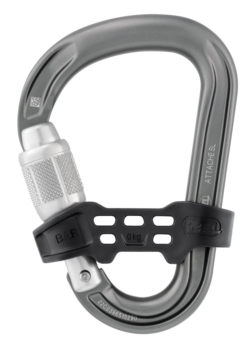 Petzl - Attache Bar Carabiner - Gray
