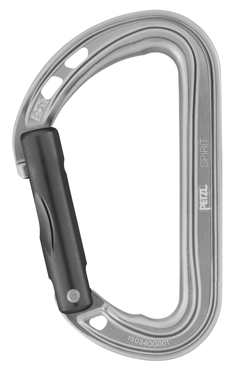 Petzl - Spirit Straight Gate Biner - Gray