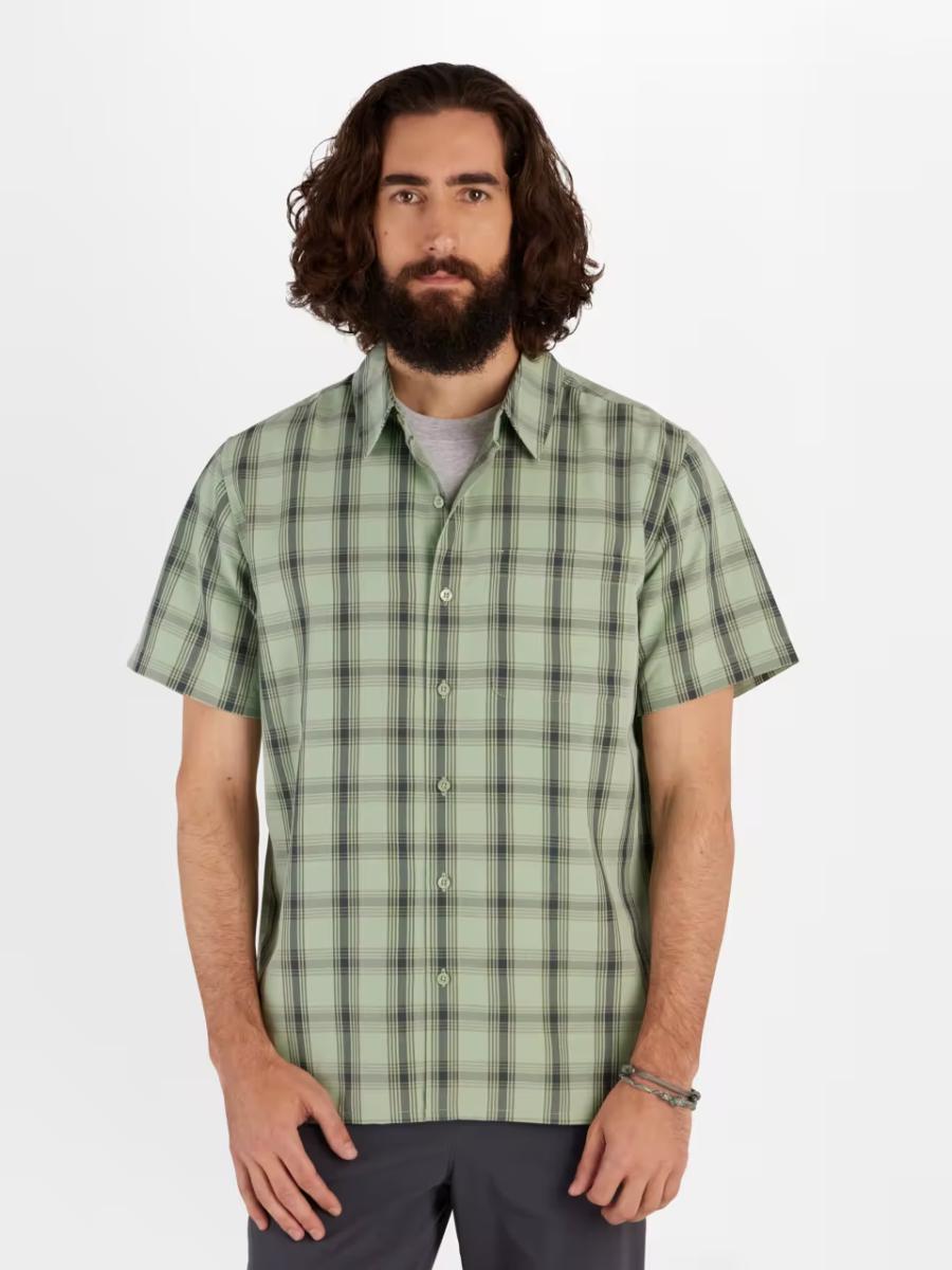 Marmot - Eldridge Novelty Classic Short Sleeve Shirt - Men's - Claystone Oliver Plaid