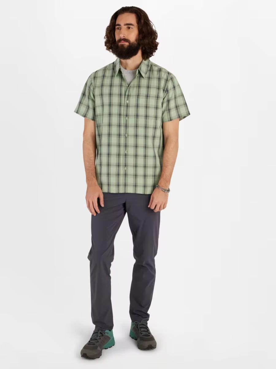 Marmot - Eldridge Novelty Classic Short Sleeve Shirt - Men's - Claystone Oliver Plaid