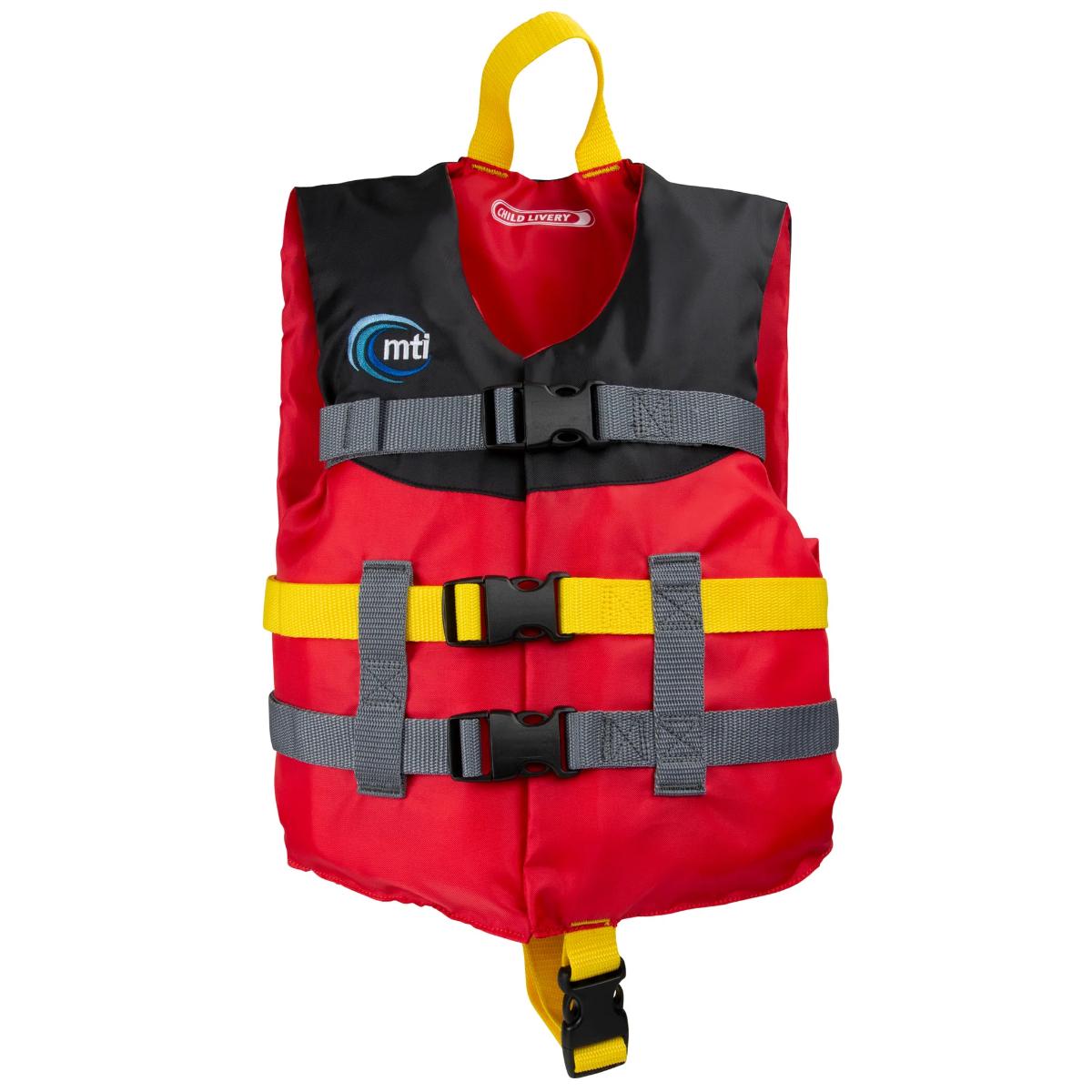 MTI - Child Livery Foam Vest - Red/Black