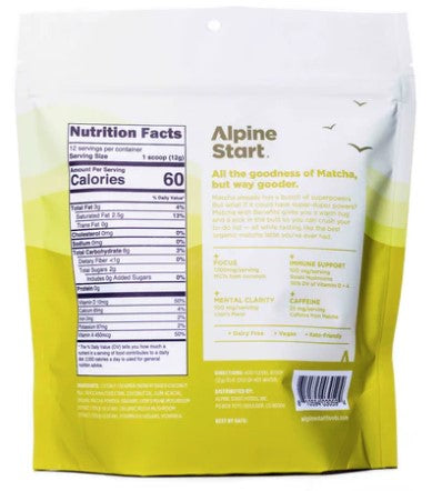 Alpine Start - Matcha With Benefits Bag