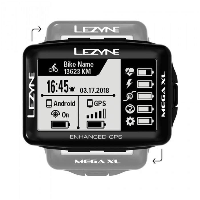 Lezyne - Mega XL GPS - Black
