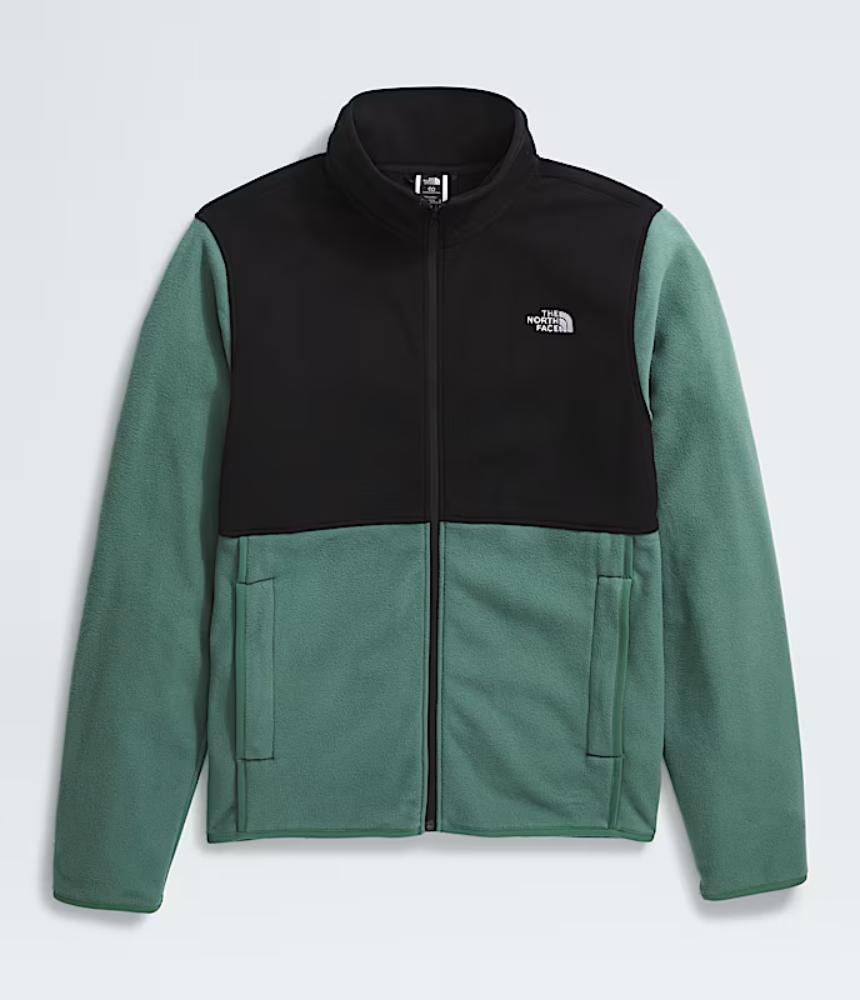 The North Face - Glacier Fleece Jacket - Men's - Duckgrn/TNFblck