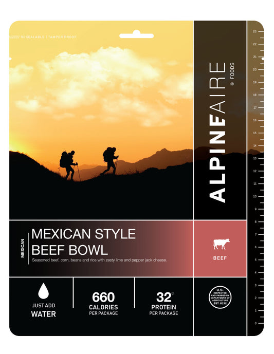 AlpineAire - Mexican Style Beef Bowl (Gluten Free) - One Serving