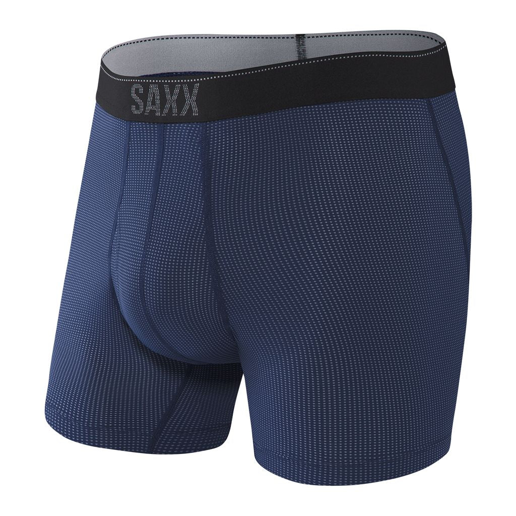 SAXX - Quest Quick Dry Mesh Boxer Brief Fly - Midnight Blue Ii