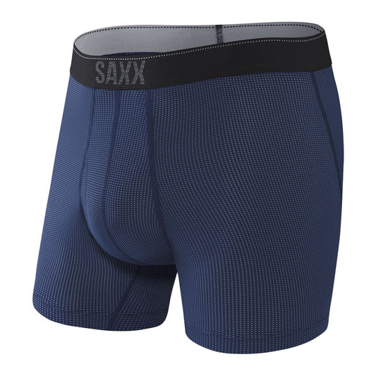 SAXX - Quest Quick Dry Mesh Boxer Brief Fly - Midnight Blue Ii