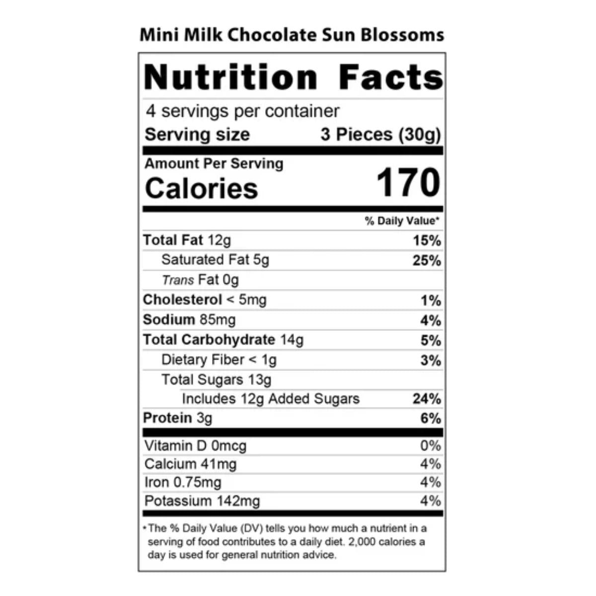 Vermont Nut Free - Mini Sun Blossom Bag - Dark Chocolate