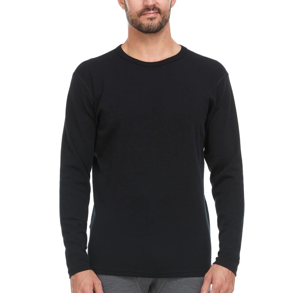Minus 33 - Chocorua Crew Midweight - Men's - Black