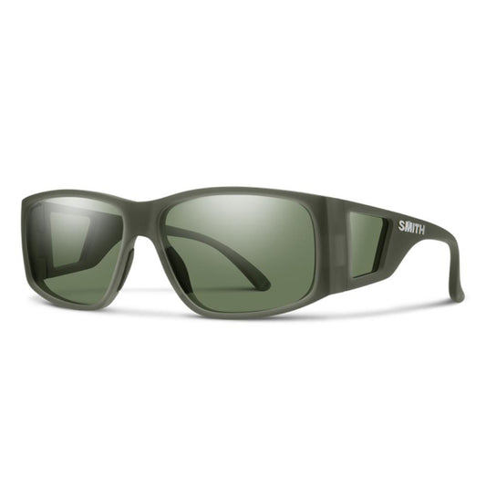 Smith - Monroe Peak - Matte Moss Crystal; ChromaPop Polarized Gray Green