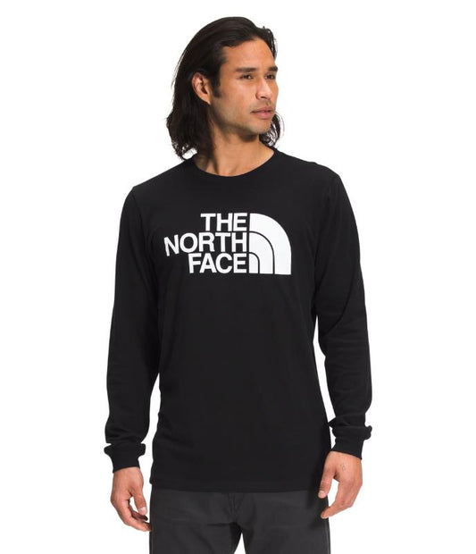 The North Face - Men's Long Sleeve Half Dome Tee - Tnf Black/Tnf White