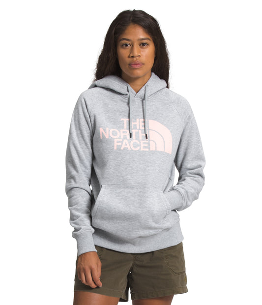 The North Face - Half Dome Pullover Hoodie - Women's - TNF Light Grey Heather/TNF White