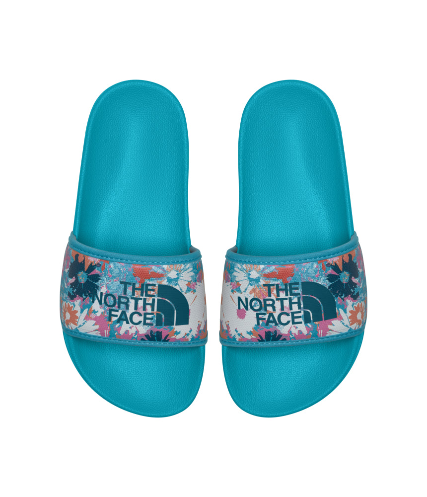 The North Face - Base Camp Slide III - Youth - Scuba Blue/Scuba Blue Wild Daisy Print
