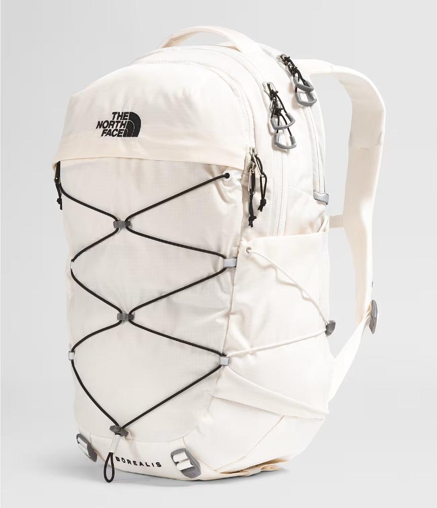 gardenia white/tnf black north face backpack The North Face - Womens Borealis