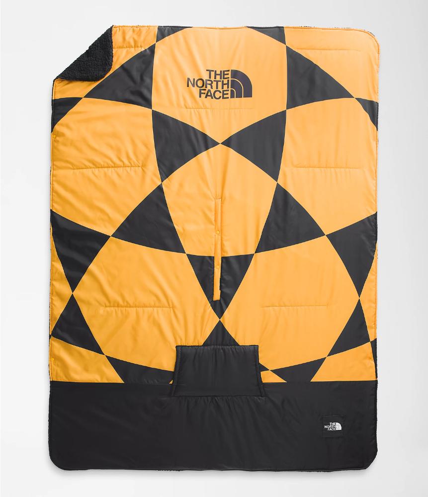 The North Face - Wawona Fuzzy Blanket - Summit Gold Geodome Print