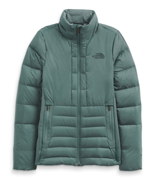The North Face - Evelu Down Hybrid Jacket Womens - Balsam Green