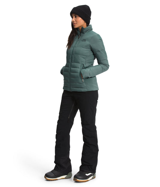 The North Face - Evelu Down Hybrid Jacket Womens - Balsam Green
