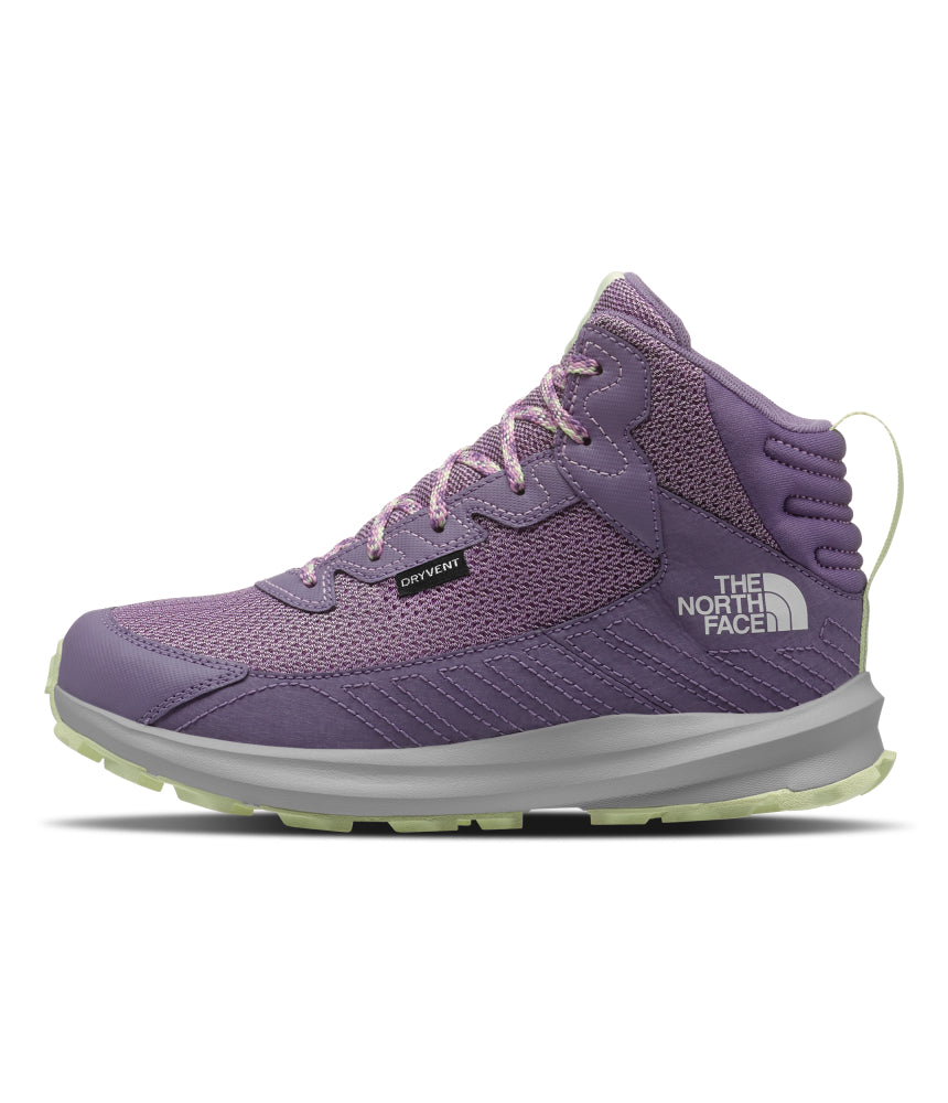 The North Face - Fastpack Hiker Mid WP - Youth - Lunar Slate/Lupine