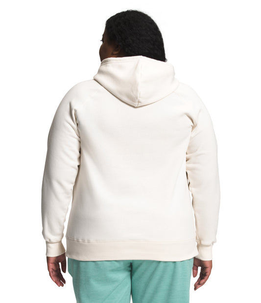The North Face - Half Dome Pullover Hoodie - Women's Plus - Tnf White/Tnf Black