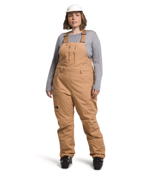 The North Face - Freedom Bib - Women's Plus - Almond Butter