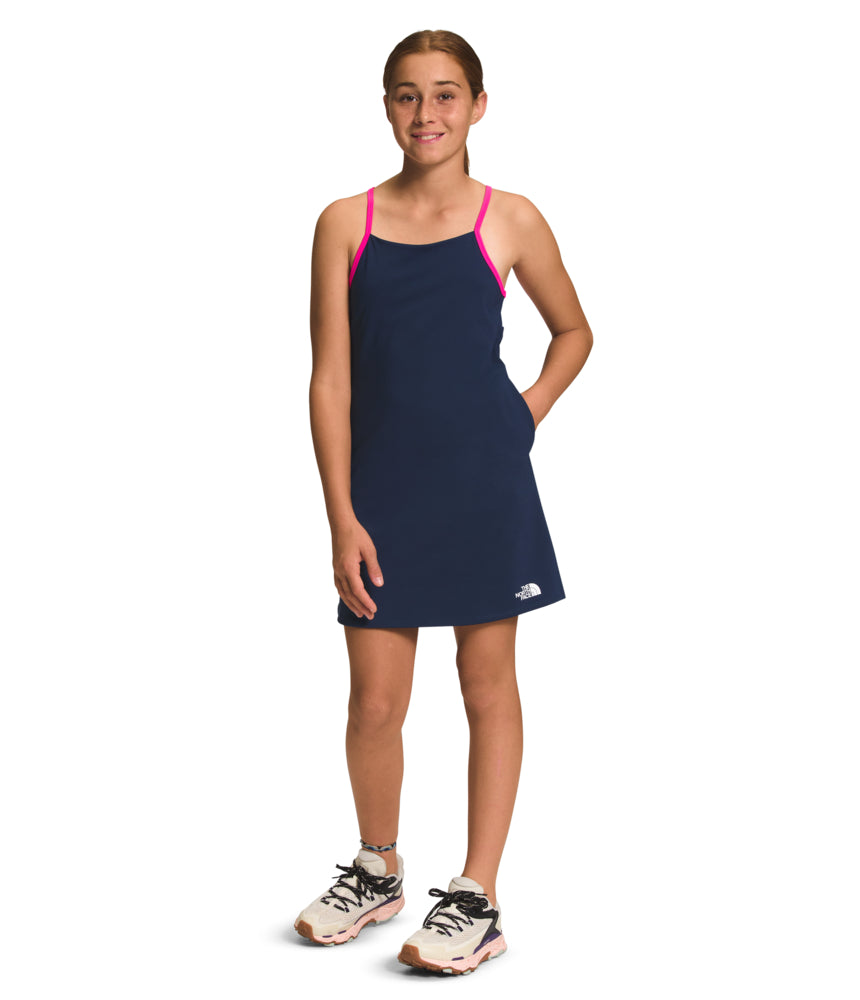 The North Face - Never Stop Dress - Girls' - Summit Navy