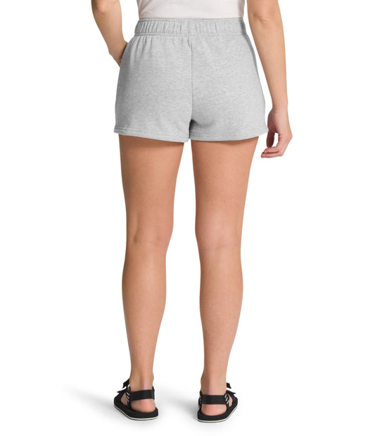 The North Face - Half Dome Fleece Short - Women's - TNF Light Grey Heather/TNF White