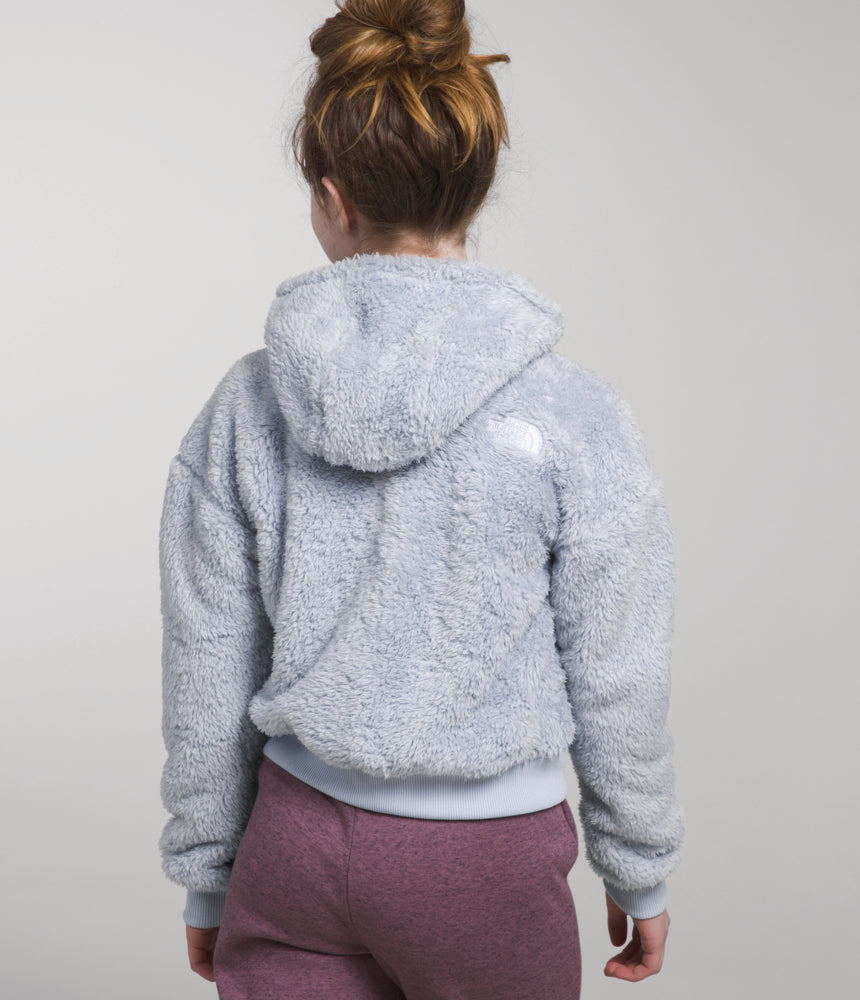 The North Face - Suave Oso Full Zip Hooded Jacket - Girls - Dusty Periwinkle