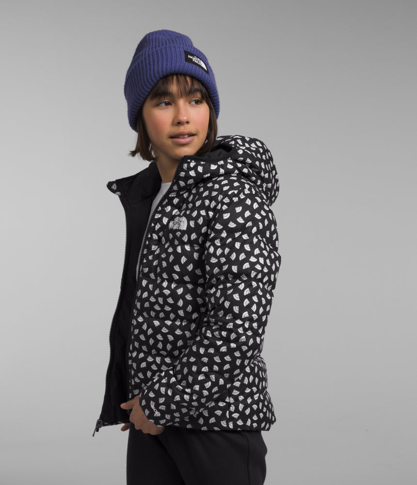 The North Face - Reversible North Down Hooded Jacket - Girls' - Tnf Black